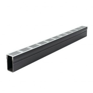 Aco 1m Threshold Drain Silver