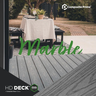 HD Deck Dual Marble / Oak 146 x 22.5 x 3600mm