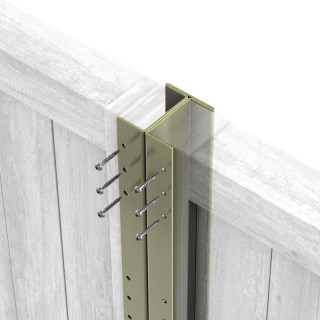 DuraPost Classic Fence Post Olive Grey