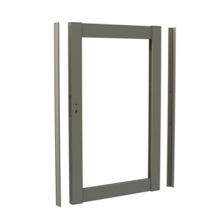 DuraPost Aluminium Gate Frame Olive Grey