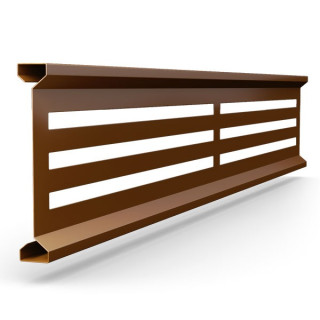 DuraPost Slatted Trellis Brown 300mm x 1.83m