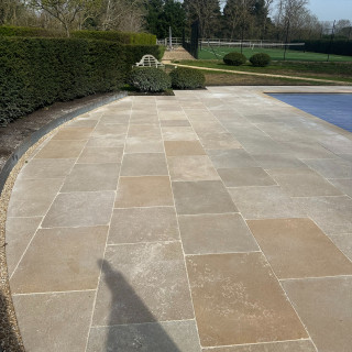 Country Supplies Desert Sand Tumbled Limestone Paving