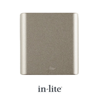 In-Lite ACE UP-DOWN 100-230v Rose Silver Wall Light 100mm
