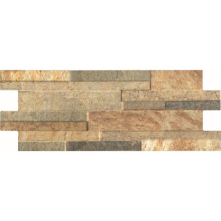 Global Stone Quartz Gold Porcelain Cladding 160 x 400mm Pack 0.96m²