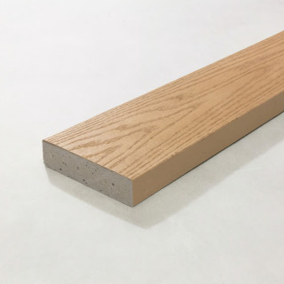 Millboard Enhanced Grain SB Golden Oak Decking Board 126 x 32 x 3600mm