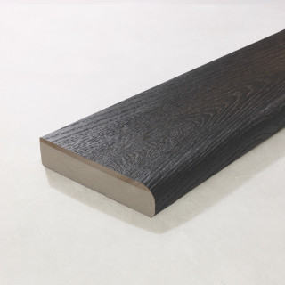 Millboard Burnt Cedar & Embered Bullnose Board 150 x 32 x 3600mm