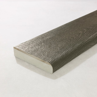 Millboard Ebony Grey Bullnose Board 150 x 32 x 3600mm