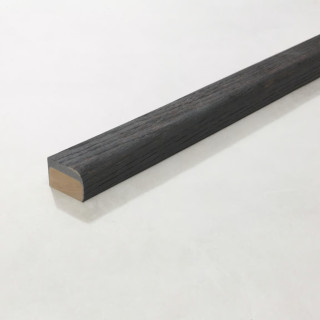 Millboard Burnt Cedar & Embered Edging Bullnose Flexible 50 x 32 x 2400mm