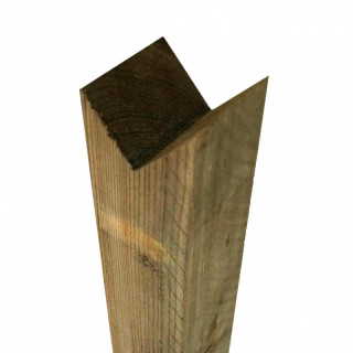 Redwood Birdsmouth Post Brown KD C4 100 x 100mm x 1.2m