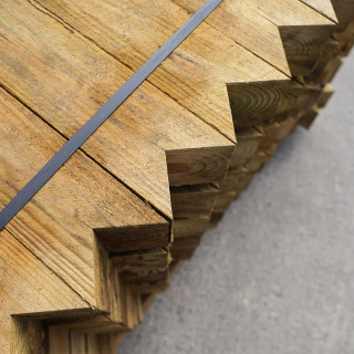 Redwood Birdsmouth Post Green KD C4 100 x 100mm x 1.2m