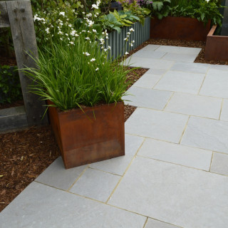 Country Supplies Storm Limestone Sawn Edge Paving 3 Size Project Pack 17.86m²