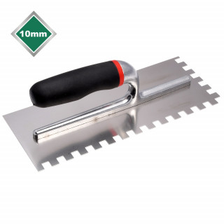Square Notched Stainless Steel Trowel 10mm
