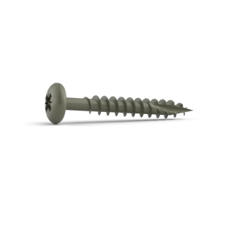 DuraPost Screws Pan Head Olive Grey 