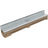 Aco 1m Galvanised RainDrain Brickslot
