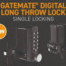 Gatemate Digital Long Throw Lock 65mm