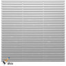 Double Harmony White Slatted Panel 180 x 180cm
