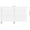 Prova 10 Aluminium Wall Mounted Extension Kit