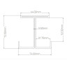 DuraPost Commercial Fence Post Anthracite