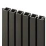 DuraPost Urban Slatted Composite Panels Charcoal Pack 2