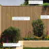 DuraPost Urban Slatted Composite Panels