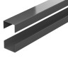 DuraPost Urban Slatted Composite Rails Anthracite Grey Pack 2