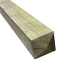 Redwood 4 Way Weathered Gate Post Green