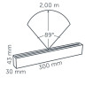 In-Lite EVO GROUND 300 DARK Recessed Light 300mm