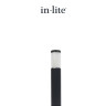 In-Lite LIV Dark Grey Bollard Light 372mm