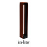 In-Lite ACE HIGH Corten Bollard Light 490mm