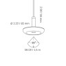 In-Lite SWAY PENDANT 100-230V Black Ceiling Light