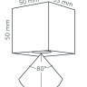 In-Lite CUBID Rose Silver Wall Light 50mm