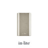 In-Lite ACE DOWN Rose Silver Wall Light 100mm