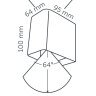 In-Lite ACE UP-DOWN White Wall Light 120mm