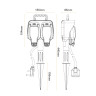 Master Plug Weatherproof Garden Spike 15m
