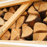 Kiln Dried Alder Logs 1.22m³ Box Stacked