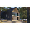 Millboard Envello Board & Batten+ Burnt Cedar 200 x 26mm x 3.6m