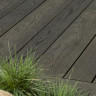 Millboard Enhanced Grain SB Burnt Cedar Decking Board 126 x 32 x 3600mm