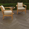 Millboard Enhanced Grain Ebony Grey Decking Board 176 x 32 x 3600mm