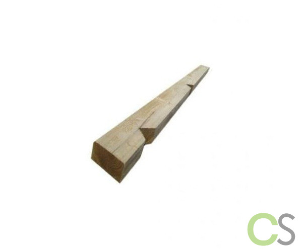 V-Notched Posts Green 125 x 100mm x 2.7m, Country Supplies